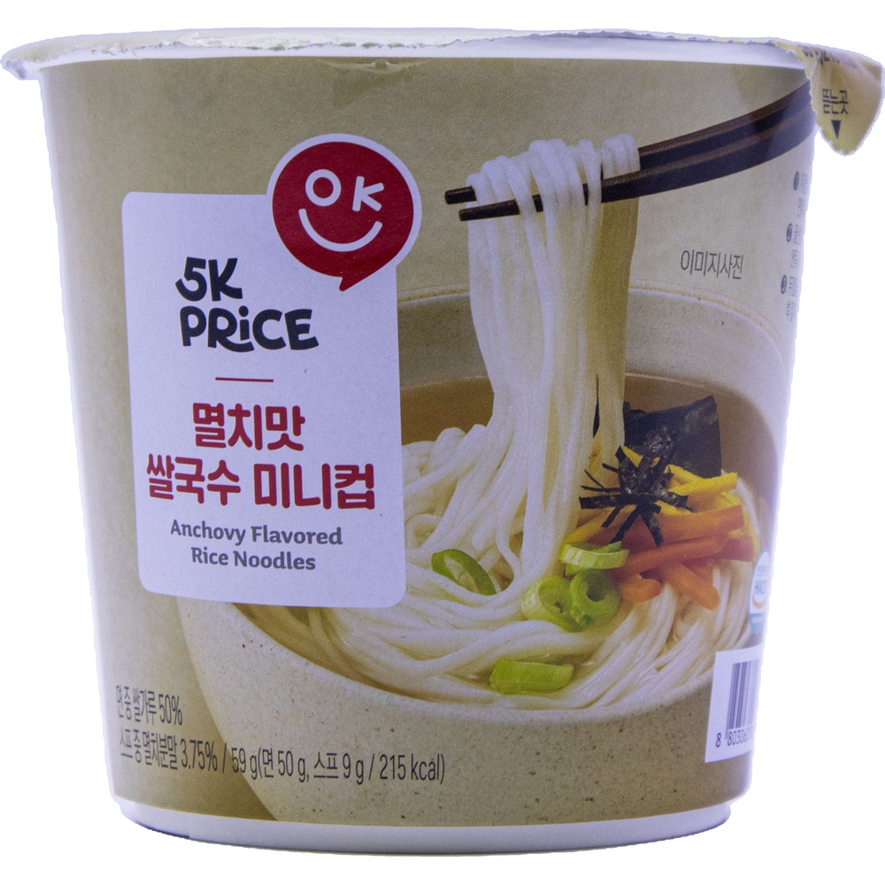 이마트 오케이프라이스 멸치맛 쌀국수 미니컵 59g