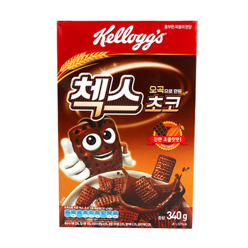 농심 켈로그 오곡으로 만든 첵스초코 340g