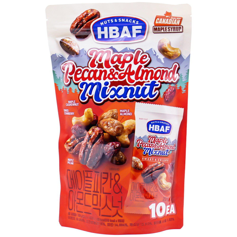 바프 메이플 피칸 & 아몬드 믹스넛 200g