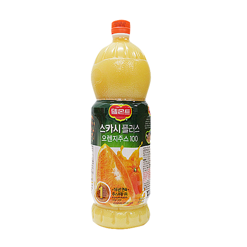 롯데 델몬트 스카시 플러스 오렌지주스 100 1.5L