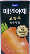 매일 매일야채 고농축 당근의 힘 125ml