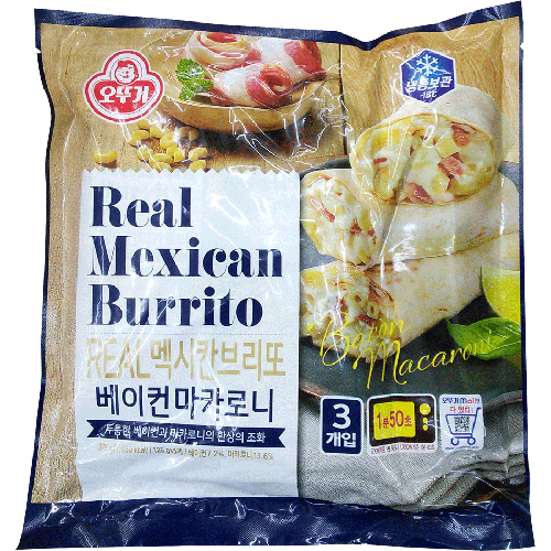 오뚜기 리얼 멕시칸브리또 베이컨마카로니 375g