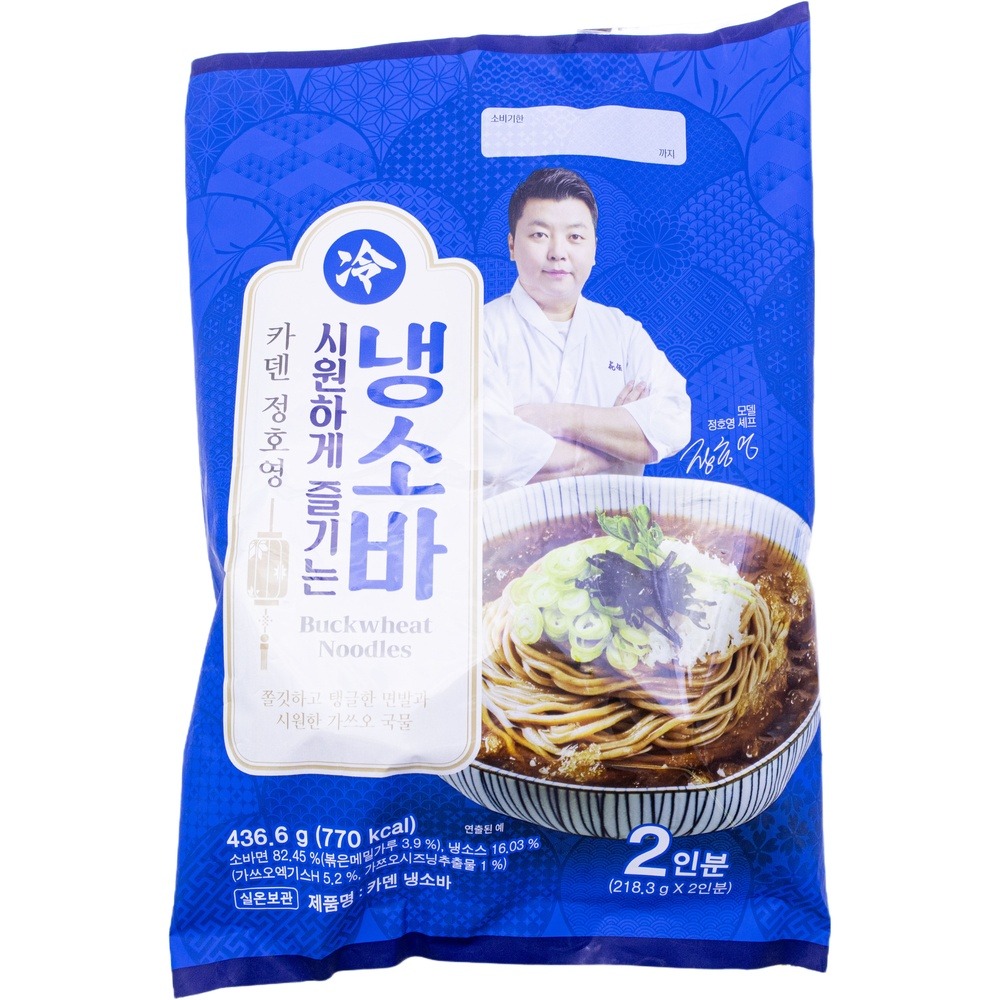 한일식품 카덴 정호영 냉소바 436.6g