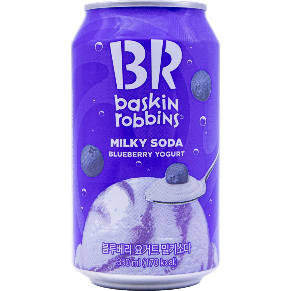 배스킨라빈스 블루베리 요거트 밀키소다 350mL