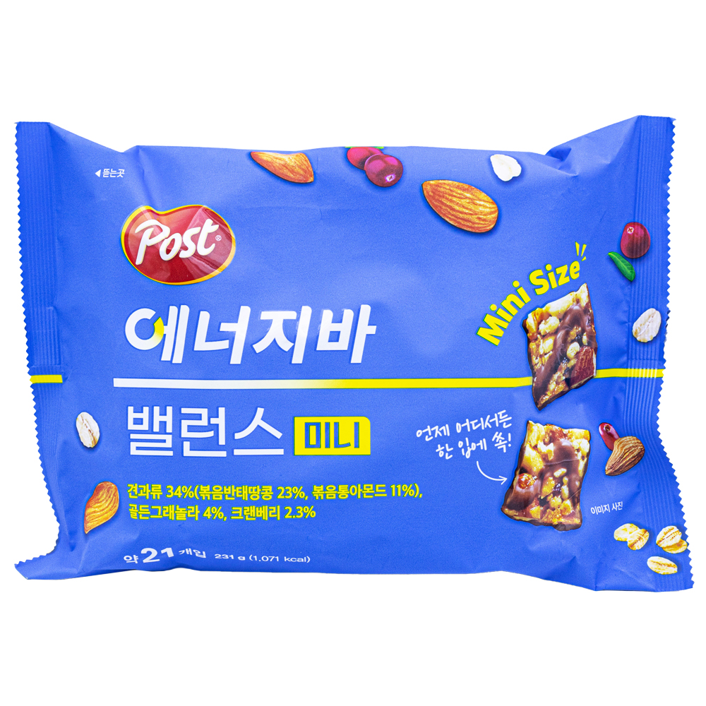 동서 포스트 에너지바 밸런스 미니 11g