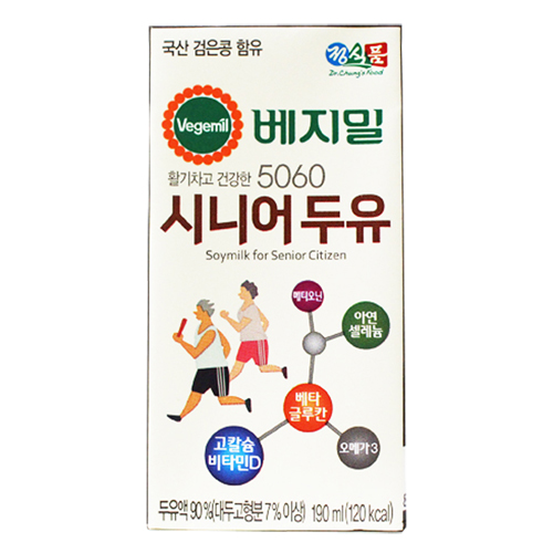 정식품 베지밀 5060 시니어 두유 190ml