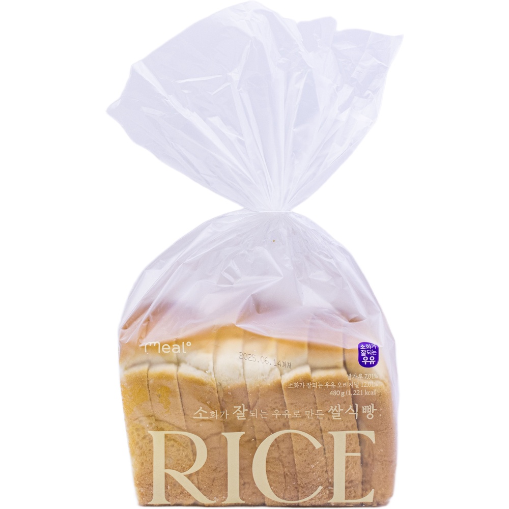 밀도 소화가 잘되는 우유로 만든 쌀식빵 480g