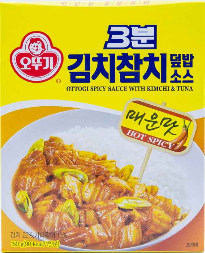 오뚜기 3분 김치참치 덮밥소스 150g