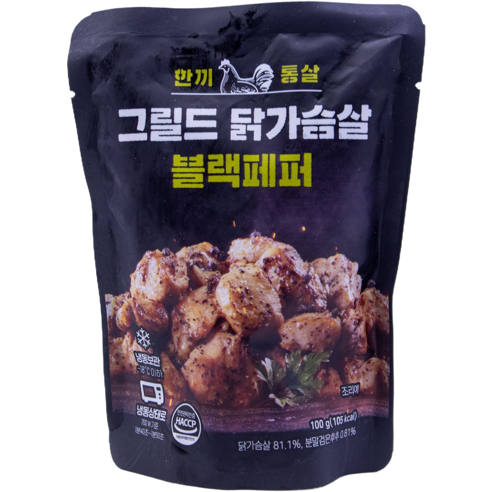 이그니스 한끼통살 그릴드 닭가슴살 블랙페퍼 100g