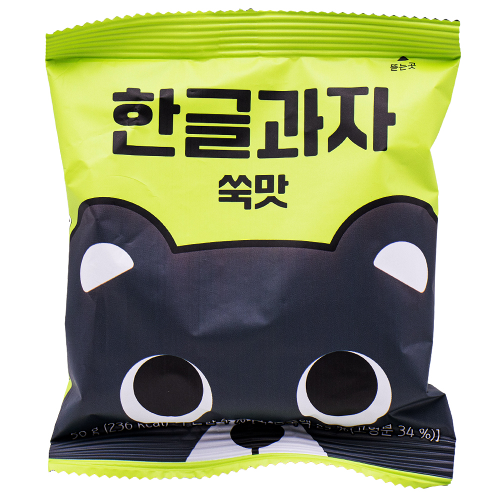한글과자 쑥맛 50g