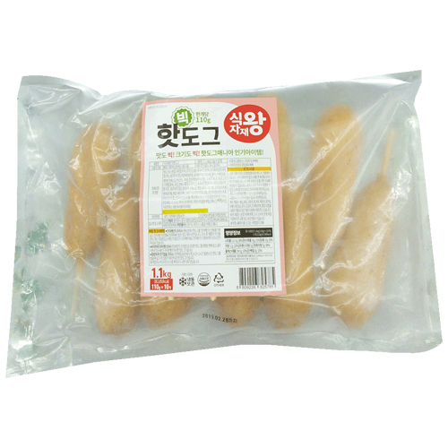 식자재왕 빅핫도그 1100g