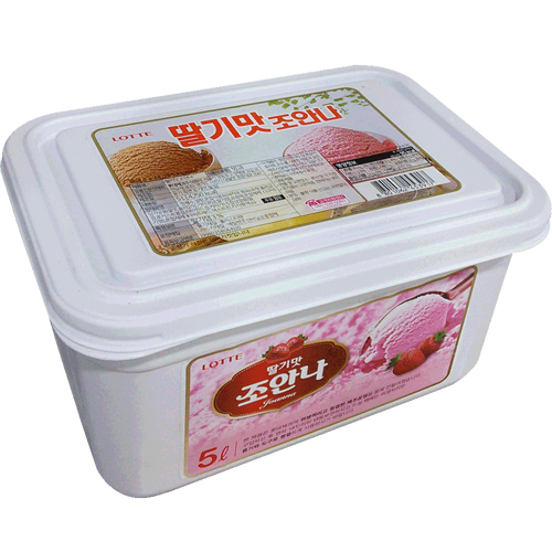 롯데 딸기맛 조안나 5L