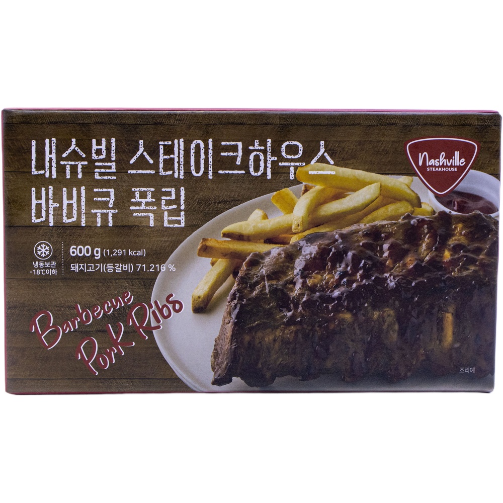 설성푸드 내슈빌스테이크하우스 바비큐 폭립 600g