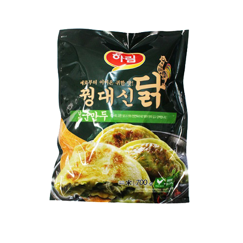 하림 꿩대신 닭 납작군만두 700g
