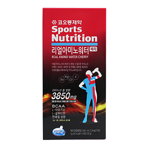 코오롱제약 리얼아미노워터 체리 7g