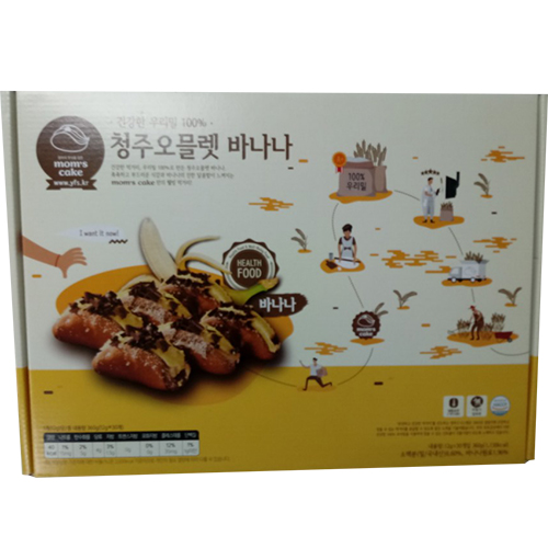 맘스케익 청주 우리밀오믈렛 바나나 360g