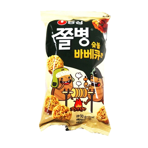 농심 쫄병 숯불바베큐맛 82g