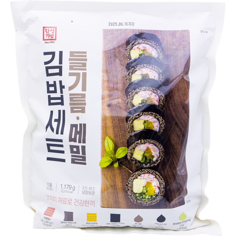 한성기업 들기름 매밀 김밥세트 1179g