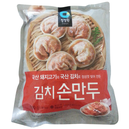 청정원 김치손만두 600g