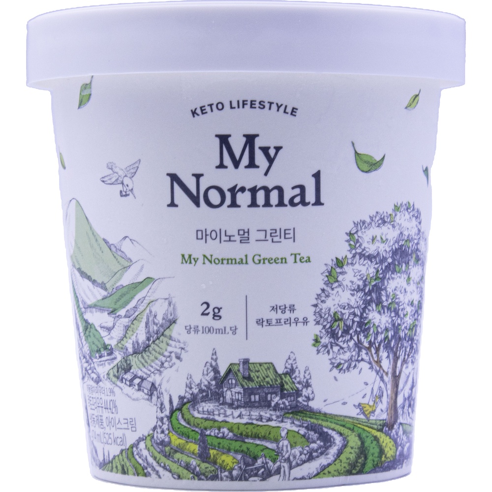 마이노멀 그린티 아이스크림 474mL