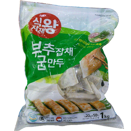 식자재왕 부추잡채군만두 1kg