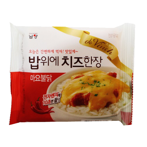 남양 드빈치 밥 위에 치즈한장 마요불닭 125g