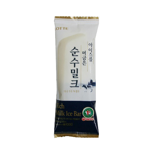 롯데 아이스를 머금은 순수밀크 70ml