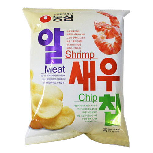 농심 알새우칩 68g