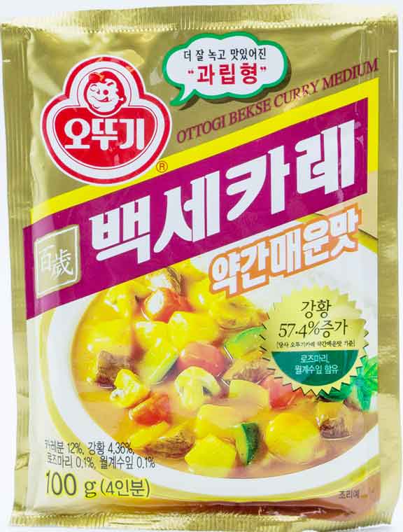 오뚜기 백세카레 약간매운맛 100g