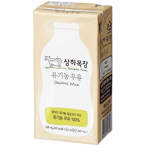 매일유업 상하목장 유기농 우유 200ml