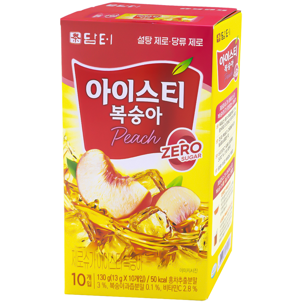 담터 제로슈가 아이스티 복숭아 13g