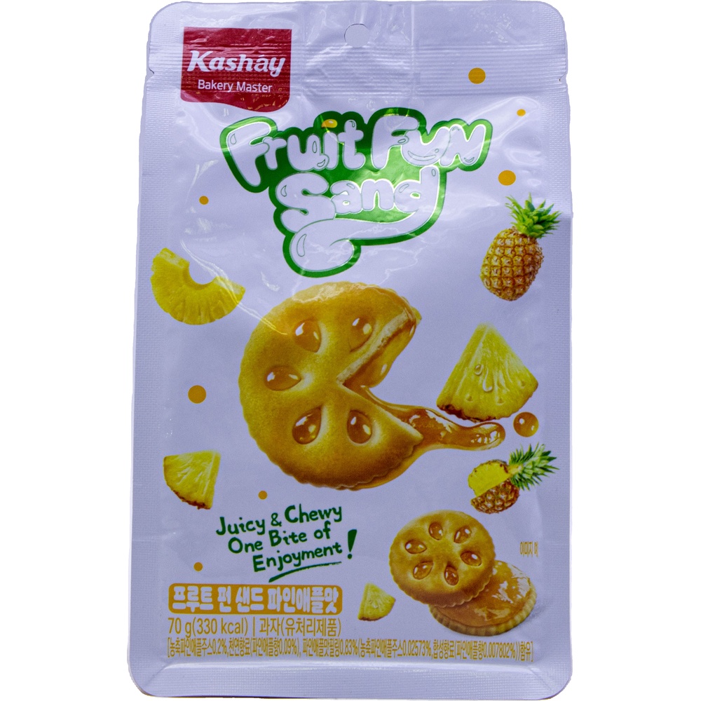 카샤이 프루트 펀 샌드 파인애플맛 70g