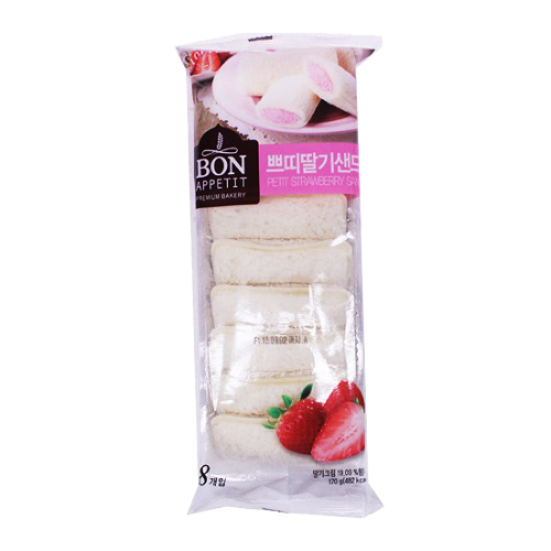 롯데 본아베띠 쁘띠딸기샌드 170g