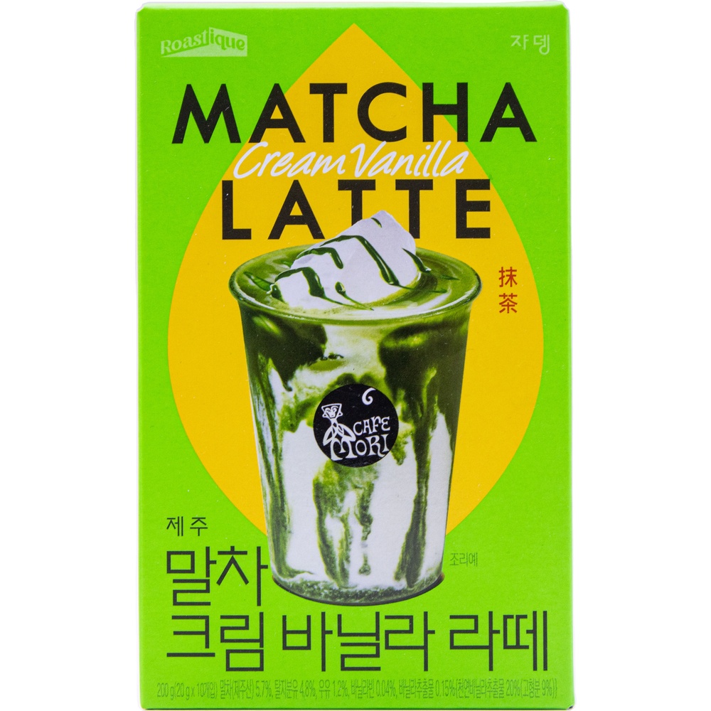 쟈뎅 로스티크 까페모리 말차 크림 바닐라 라떼 20g