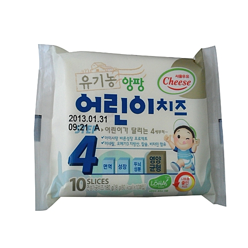 서울우유 앙팡 유기농 어린이치즈 STEP4 180g