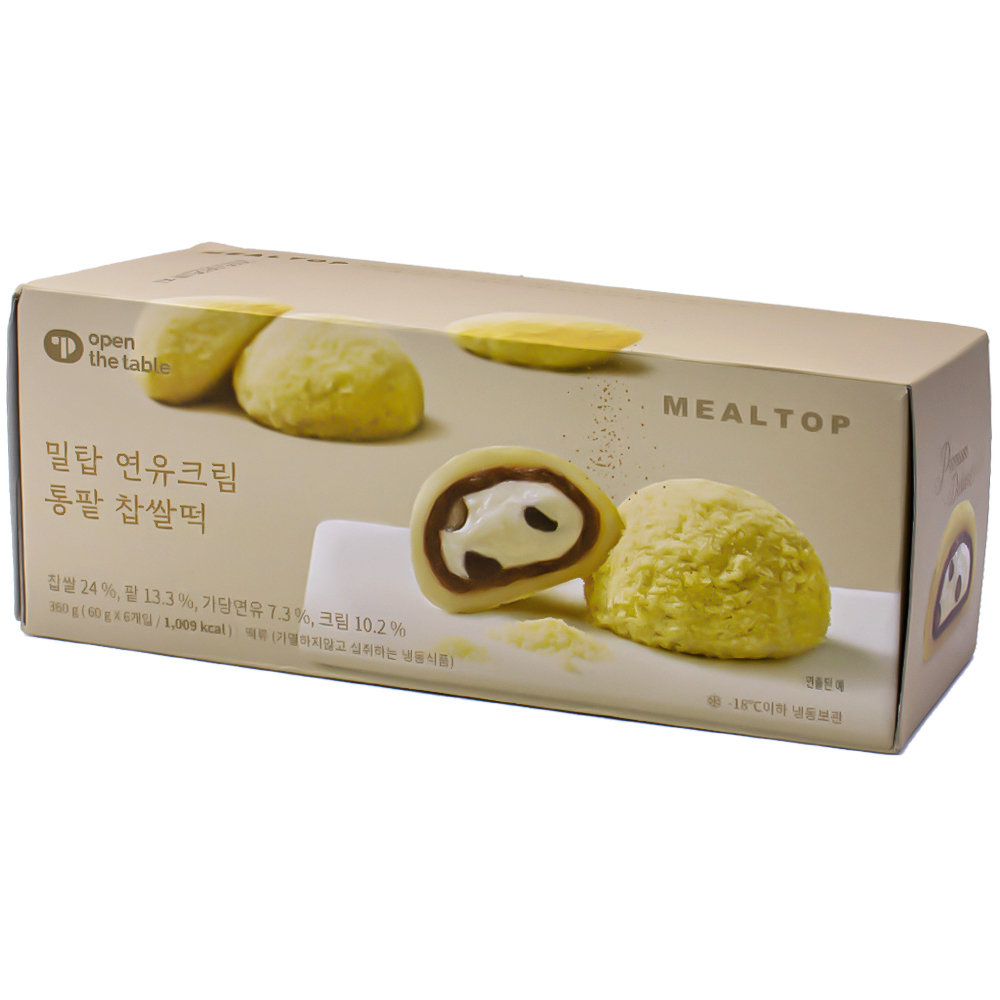 밀탑 연유크림 통팥 찹쌀떡 60g