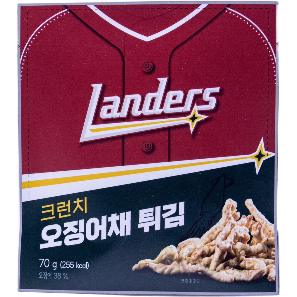 SSG 랜더스 크런치 오징어채 튀김 70g