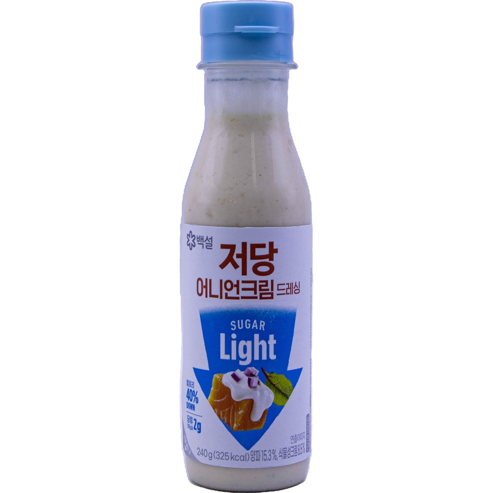CJ 백설 저당 어니언크림 드레싱 240g