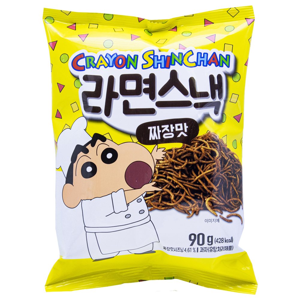 크레용신짱 라면스낵 짜장맛 90g
