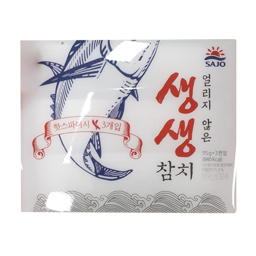 사조 얼리지 않은 생생참치 핫스파이시 115g