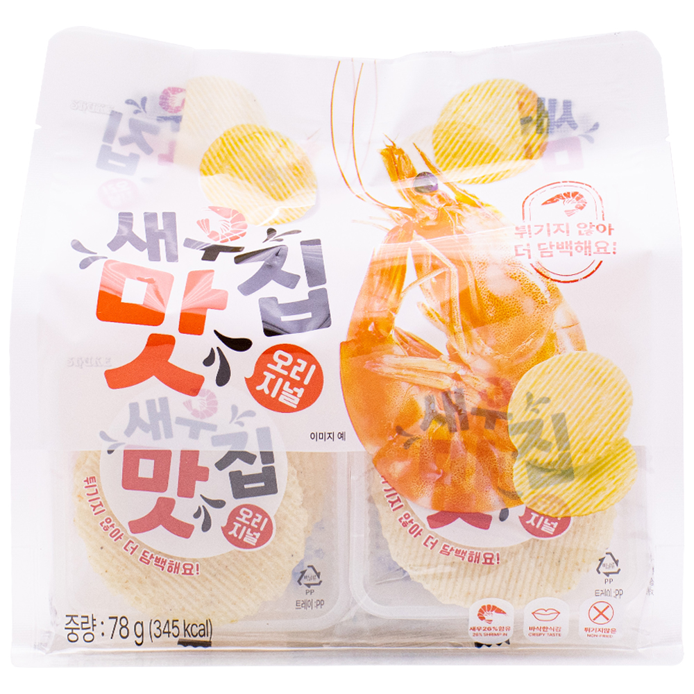 바이바이 새우맛집 오리지널 78g