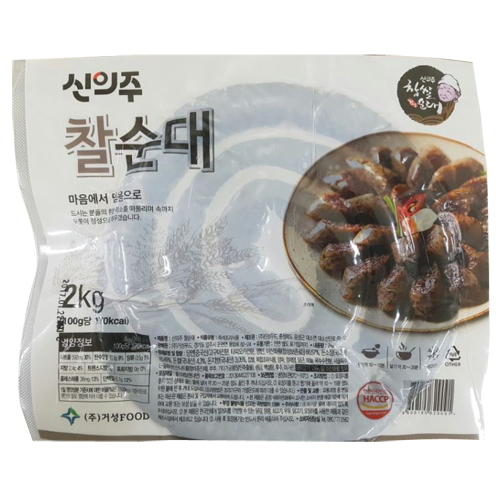 거성푸드 신의주 찰순대 2kg