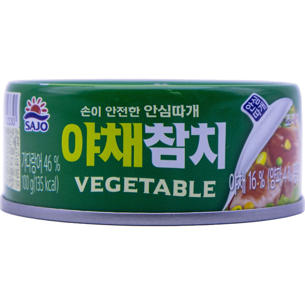 사조 야채참치 안심따개 100g