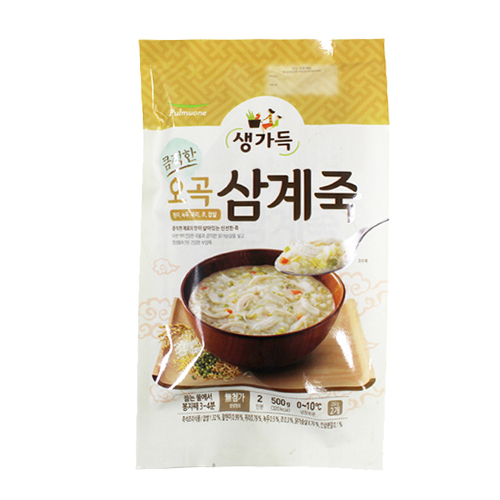 풀무원 생가득 오곡삼계죽 500g