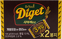 오리온 다이제 초코 104g