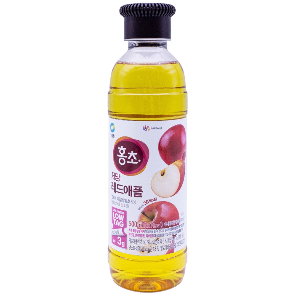 대상 청정원 홍초 저당 레드애플 500mL