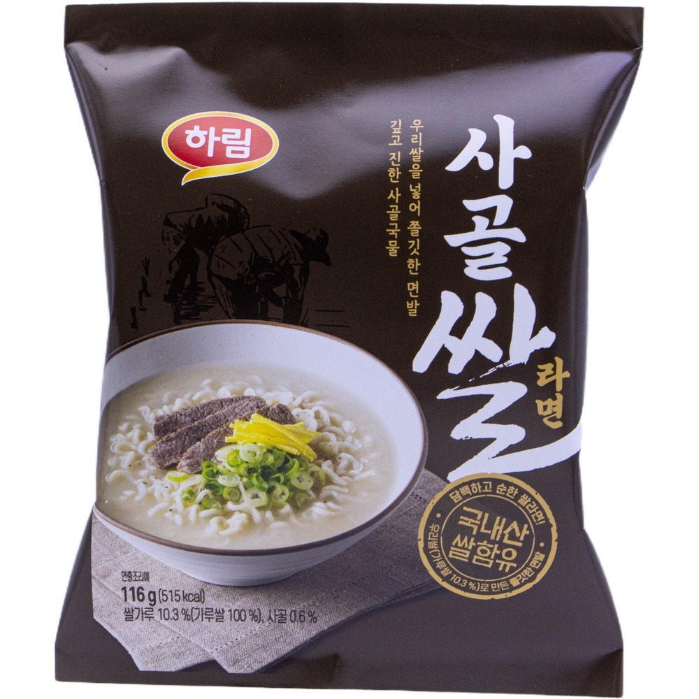 하림 사골쌀 라면 116g
