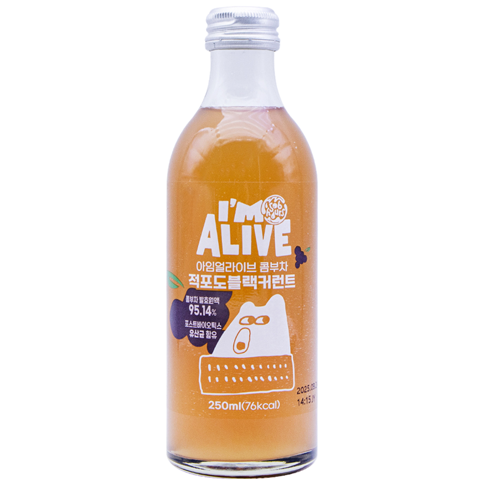 아임얼라이브 콤부차 적포도블랙커런트 250mL