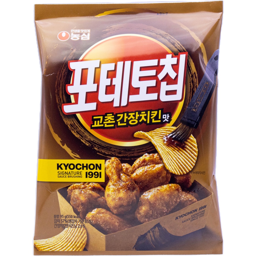 농심 포테토칩 교촌간장치킨맛 95g