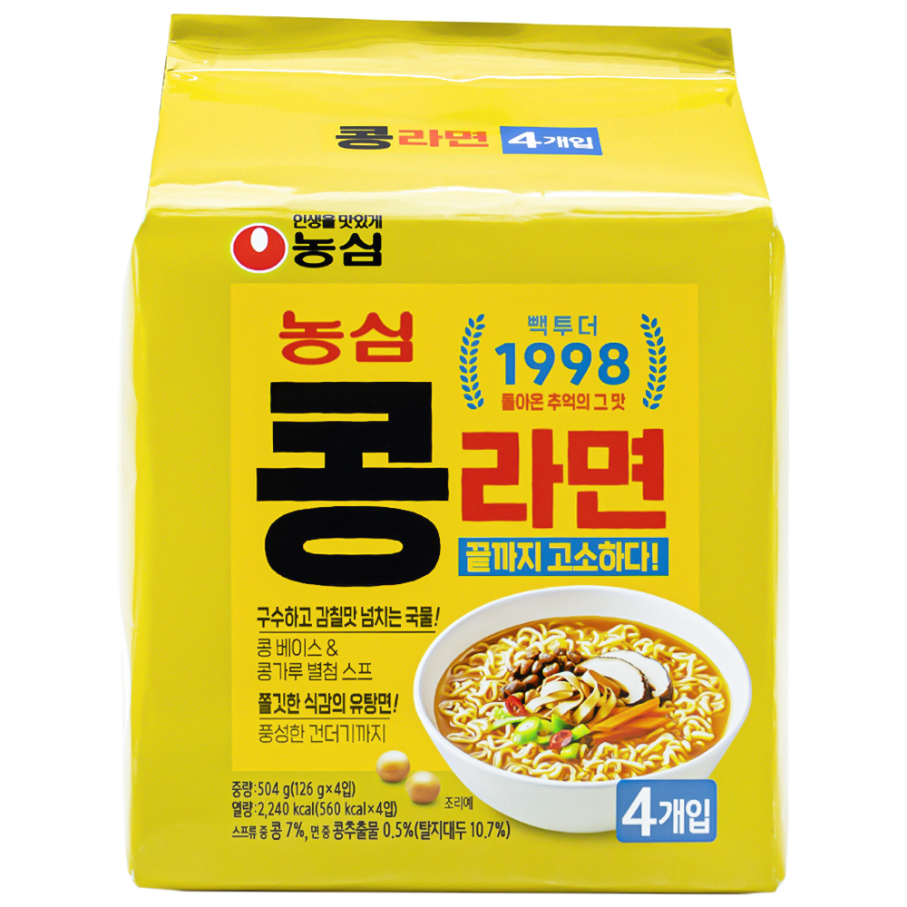 농심 콩라면 126g
